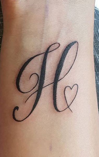 20 Fantastic H Letter Tattoo Designs With Images!